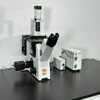 Olympus IX61 Inverted Microscope w/ Light Source image 0